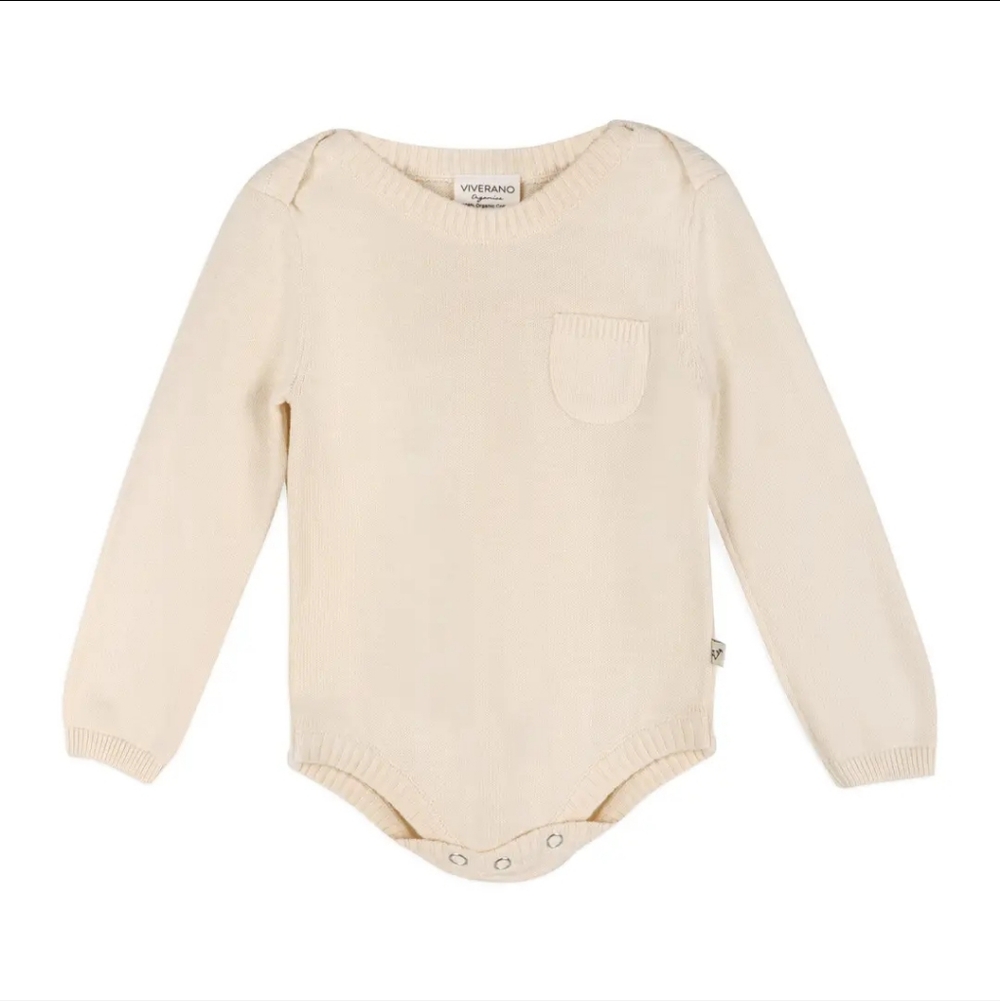 Milan Knit Full Sleeve Baby Romper Bodysuit 